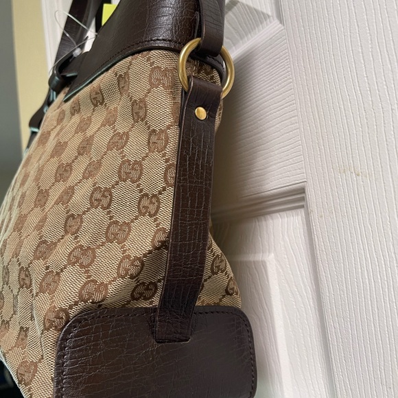 GUCCI GG Canvas Hand Bag Beige 10625 Price-Firm. - Picture 3 of 10